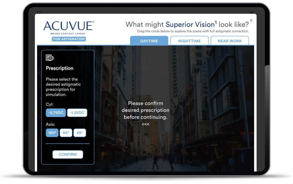 ACUVUE® Vision Simulator