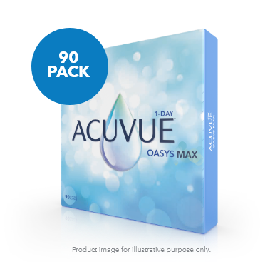 New 90 Pack ACUVUE® OASYS MAX 1-Day