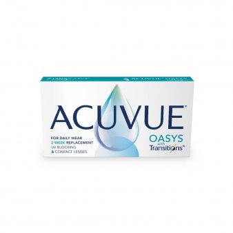 ACUVUE® OASYS with TransitionsTM Light Intelligent TechnologyTM